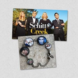 $5 Schitt’s Creek picture bracelet new stainless steel $5 if bundled